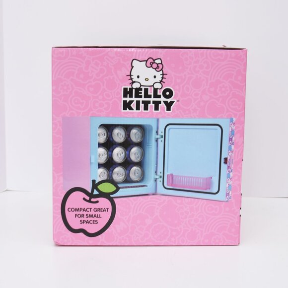 NIB Hello Kitty & Friends Mini Fridge Sanrio Cutesy Core Pink Aesthetic Cooler - Picture 3 of 14